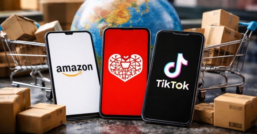 Amazon, Pinduoduo und TikTok führen das GMV-Ranking 2025 an